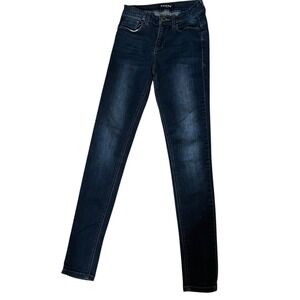 ENJEAN Denim Co‎ Skinny Jeans Juniors Size 1 Dark Wash Denim Stretch Slim Fit